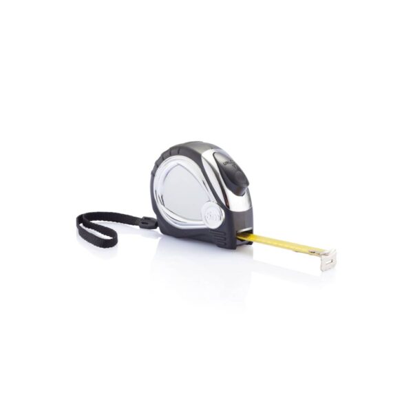 Chrome plated auto stop tape measure