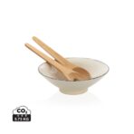 Ukiyo salad bowl with bamboo salad server - Slika 2