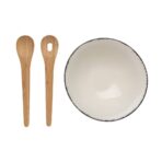 Ukiyo salad bowl with bamboo salad server - Slika 4