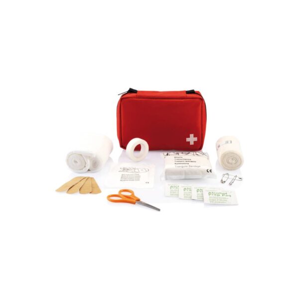 Mail size first aid kit