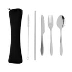 4 PCS stainless steel re-usable cutlery set - Image 3