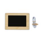 Utah RCS recycled plastic and bamboo LED clock - Slika 3