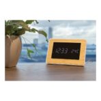 Utah RCS recycled plastic and bamboo LED clock - Slika 6