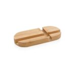 Bamboo tablet and phone holder