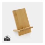 Bamboo phone stand in kraft box - Image 2