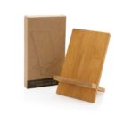 Bamboo phone stand in kraft box - Image 7