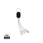 4-in-1 cable with carabiner clip - Slika 2