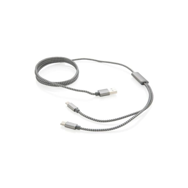 3-in-1 braided cable