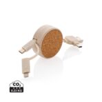Cork and Wheat 6-in-1 retractable cable - Slika 2