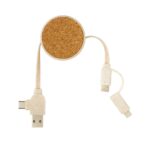 Cork and Wheat 6-in-1 retractable cable - Slika 4