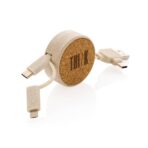 Cork and Wheat 6-in-1 retractable cable - Slika 6