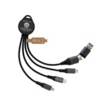 Terra RCS recycled aluminium 6-in-1 charging cable - Image 3
