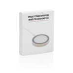 Wheat Straw 5W round wireless charging pad - Image 10