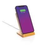 Bamboo 5W wireless charging stand - Image 3
