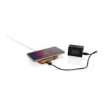 Bamboo 10W wireless charger with USB - Slika 3