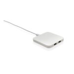 RCS bežični punjač od 10 W od reciklirane plastike s USB priključcima