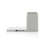 Ontario recycled plastic & bamboo 3-in-1 wireless charger - Slika 6