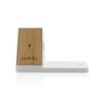 Ontario recycled plastic & bamboo 3-in-1 wireless charger - Slika 8