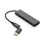 Terra RCS čvorište od recikliranog aluminija s 3 USB priključka