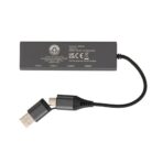 Terra RCS recycled aluminium hub with 3 USB ports - Image 5