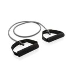 Fitness heavy resistance tube in pouch