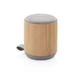 Bamboo and fabric 3W wireless speaker