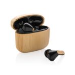 Bamboo TWS earbuds with RCS recycled plastic