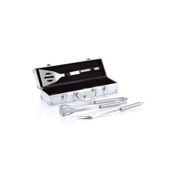 3 pcs barbecue set in aluminium box