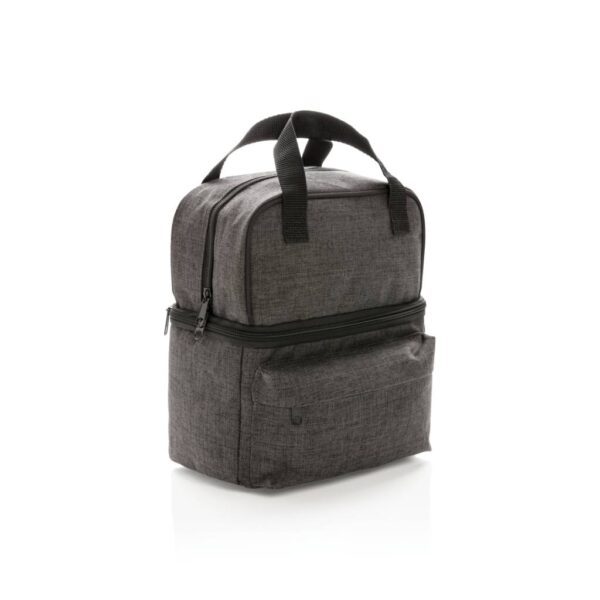 Cooler bag with 2 insulated compartments