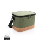 Two tone cooler bag with cork detail - Image 2