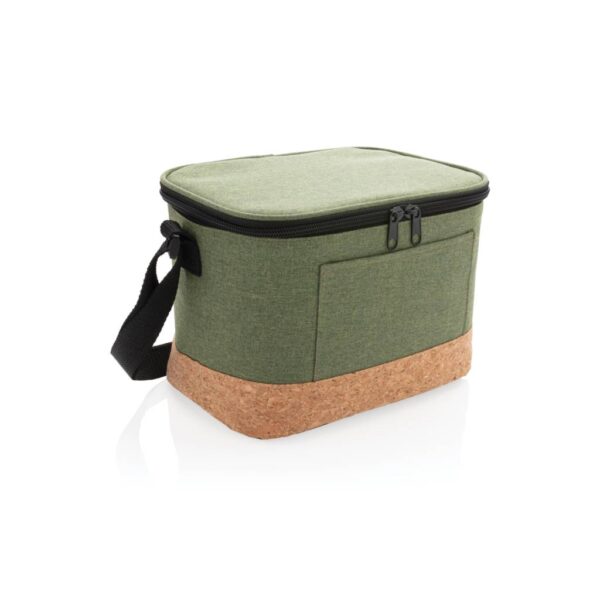 Two tone cooler bag with cork detail