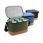 Two tone cooler bag with cork detail - Image 6