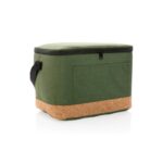 Impact AWARE™ XL RPET two tone cooler bag with cork detail