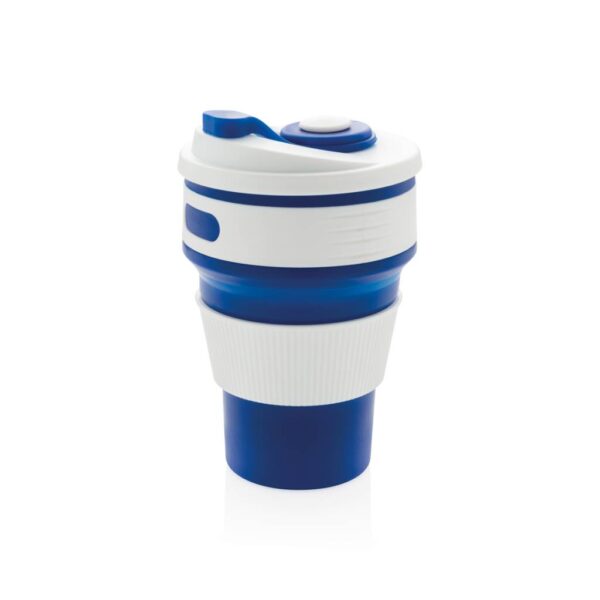 Foldable silicone cup
