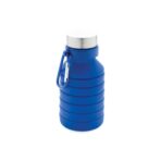 Leakproof collapsible silicone bottle with lid