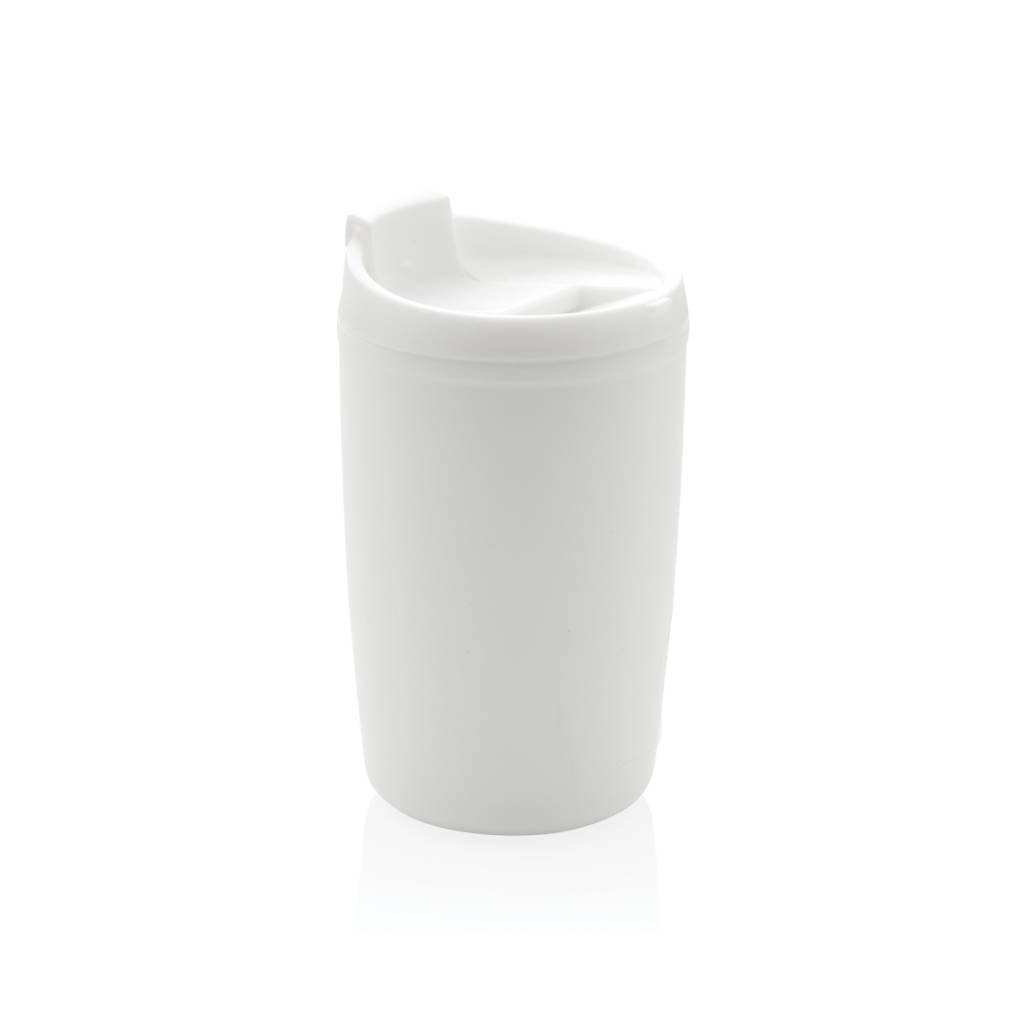 GRS Recycled PP tumbler with flip lid