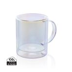 Deluxe double wall electroplated glass mug - Image 2