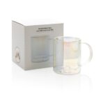 Deluxe double wall electroplated glass mug - Image 12