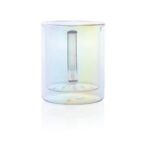 Deluxe double wall electroplated glass mug - Image 5