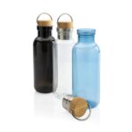 RCS RPET bottle with bamboo lid and handle - Image 8