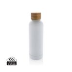 Wood RCS certified recycled stainless steel vacuum bottle - Image 2