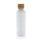 Wood RCS certified recycled stainless steel vacuum bottle - Image 3