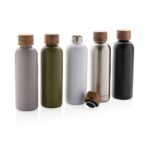 Wood RCS certified recycled stainless steel vacuum bottle - Image 6