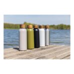 Wood RCS certified recycled stainless steel vacuum bottle - Image 7