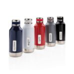 Leak proof vacuum bottle with logo plate - Slika 9