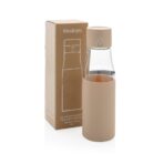 Ukiyo glass hydration tracking bottle with sleeve - Image 9