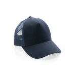 Impact AWARE™ Brushed rcotton 5 panel trucker cap 190gr