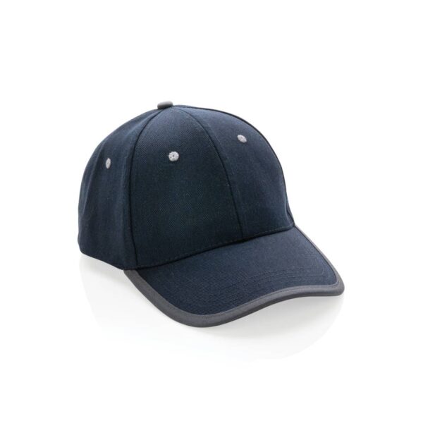 Impact AWARE™ Brushed rcotton 6 panel contrast cap 280gr
