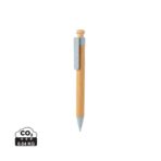 Bamboo pen with wheatstraw clip - Slika 2