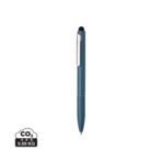 Kymi RCS certified recycled aluminium pen with stylus - Image 2